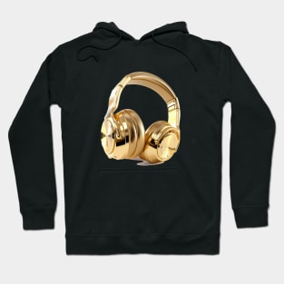 Headphones Gold Hoodie